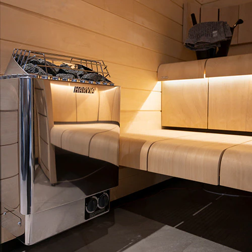 Harvia KIP Series Electric Sauna Heater with Built-in Controls | 4.5kW to 8kW - Image 3