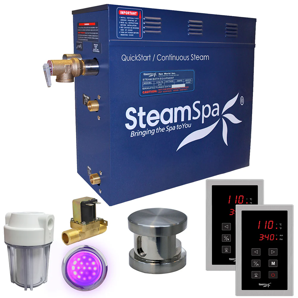 Royal Series Steam Bath Generator with Quick Start, Auto Drain & Chromatherapy - Image 17