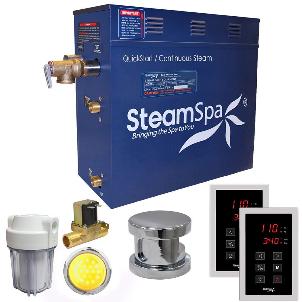 Royal Series Steam Bath Generator with Quick Start, Auto Drain & Chromatherapy - Image 19