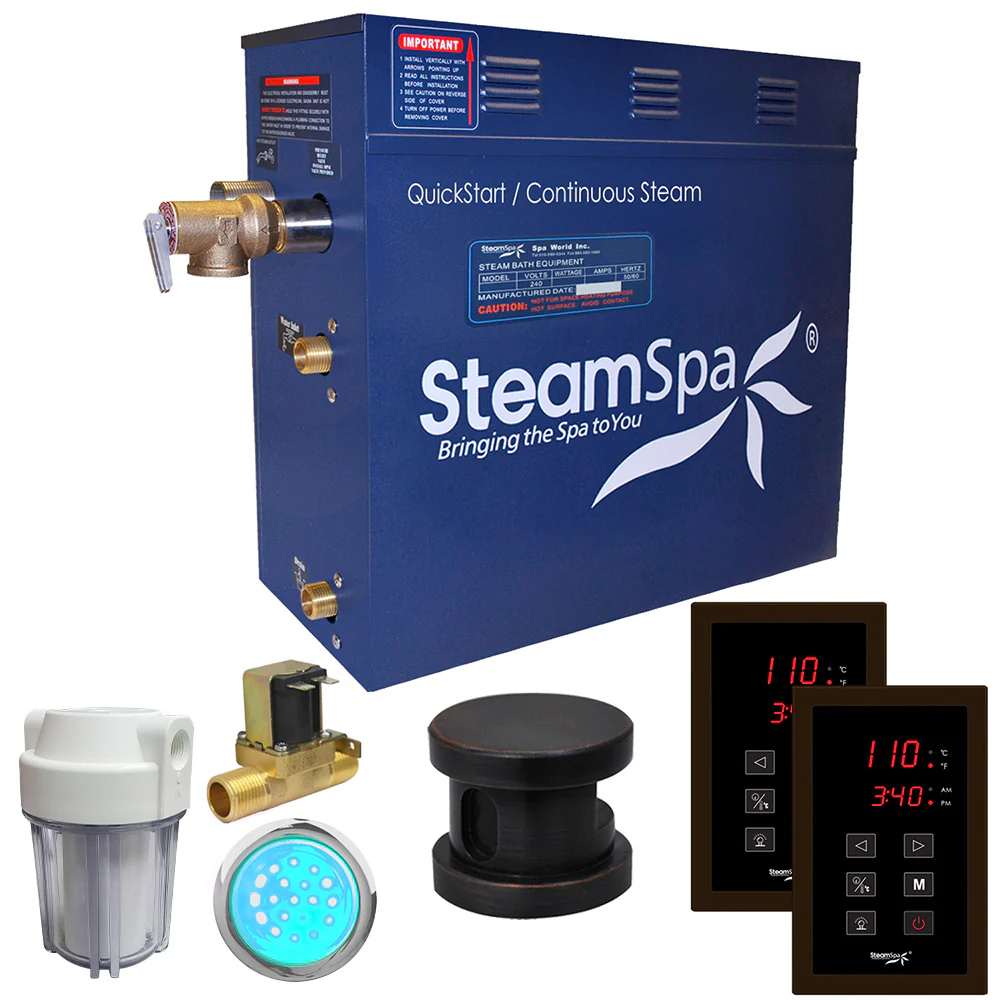 Royal Series Steam Bath Generator with Quick Start, Auto Drain & Chromatherapy - Image 25