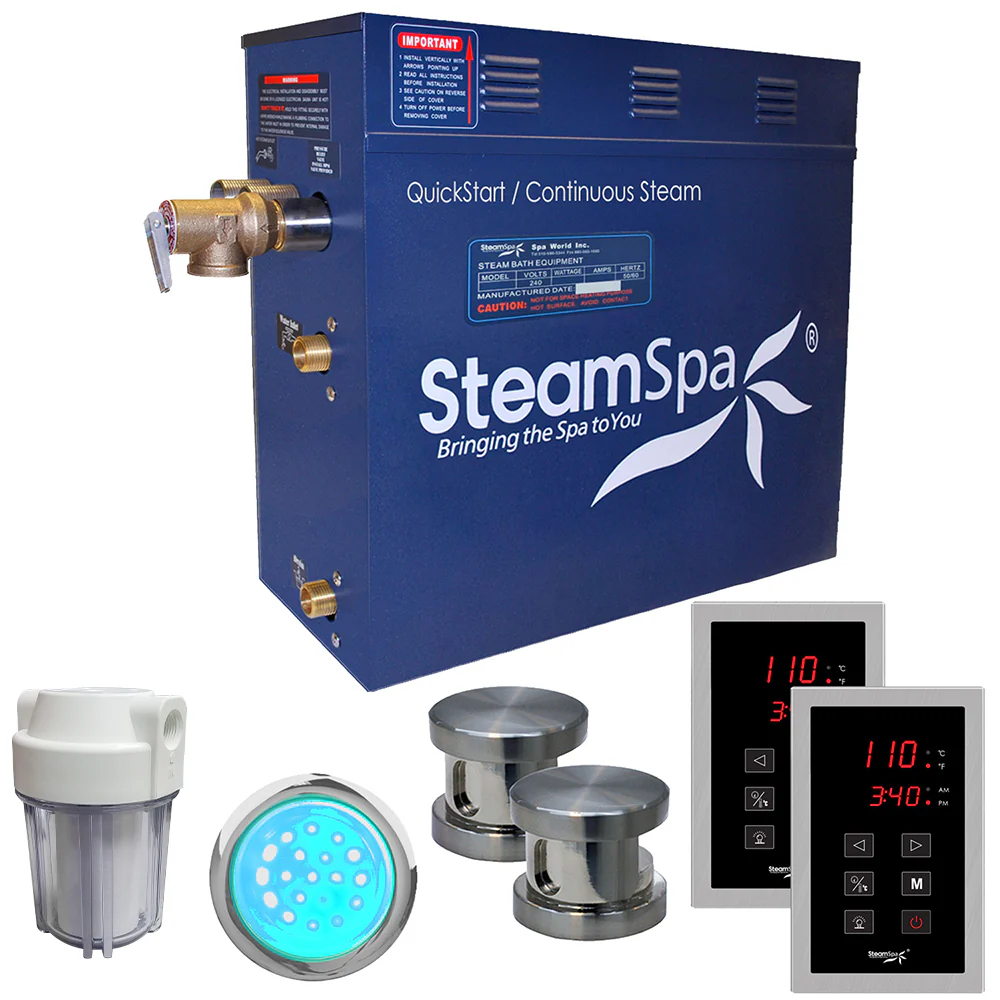 Royal Series Steam Bath Generator with Quick Start, Auto Drain & Chromatherapy - Image 7