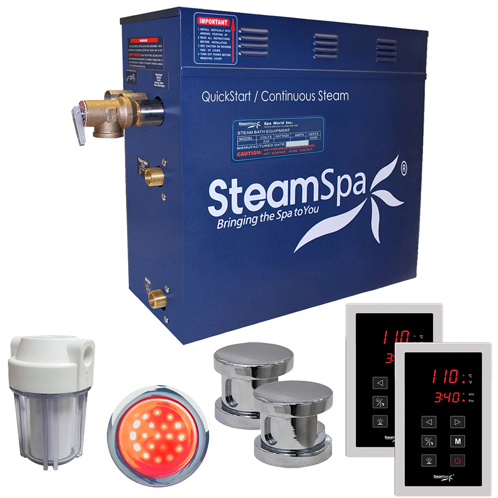 Royal Series Steam Bath Generator with Quick Start, Auto Drain & Chromatherapy - Image 9