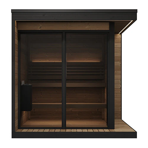 SaunaLife Garden Luxury-Series GL6 Outdoor Sauna Kit - Image 4