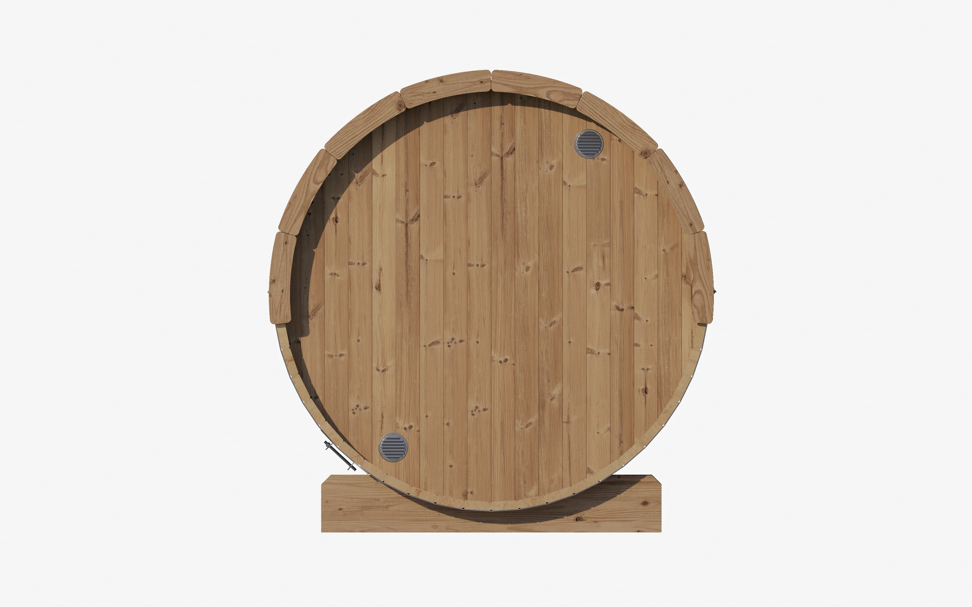 SaunaLife ERGO Series Model E8G Sauna Barrel Glass Front - Image 5